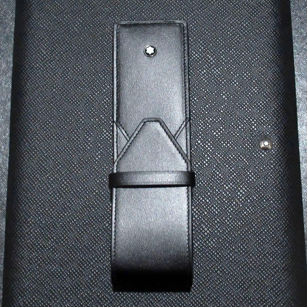 モンブラン ペンケース ペンポーチ マイスターシュテュック ブラック 2本用