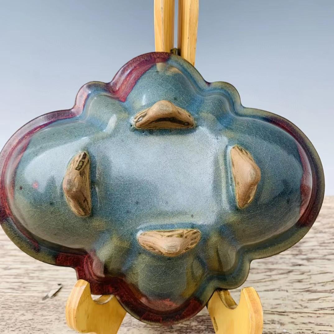 中国古美術・旧蔵の磁器・宋钧窯曜変包銀口筆洗・置物・曜変天目・茶碗・文房具・賞物