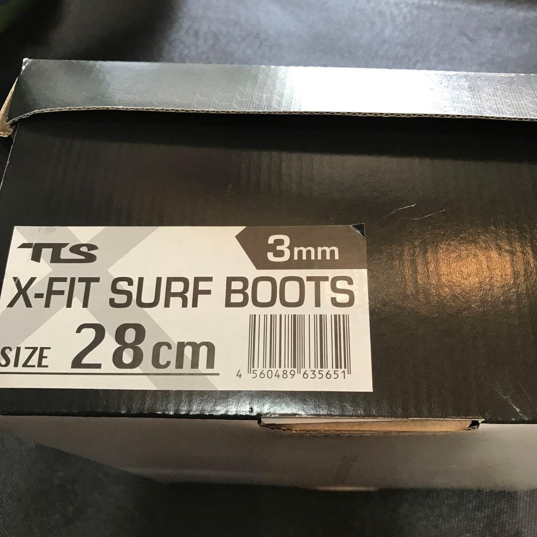 TLS サーフブーツ ブラック　28cm3mm 箱なし発送定価¥10500