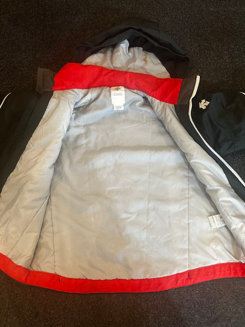 DESCENTE Move Sport スキーウェア 子ども用 黒/赤