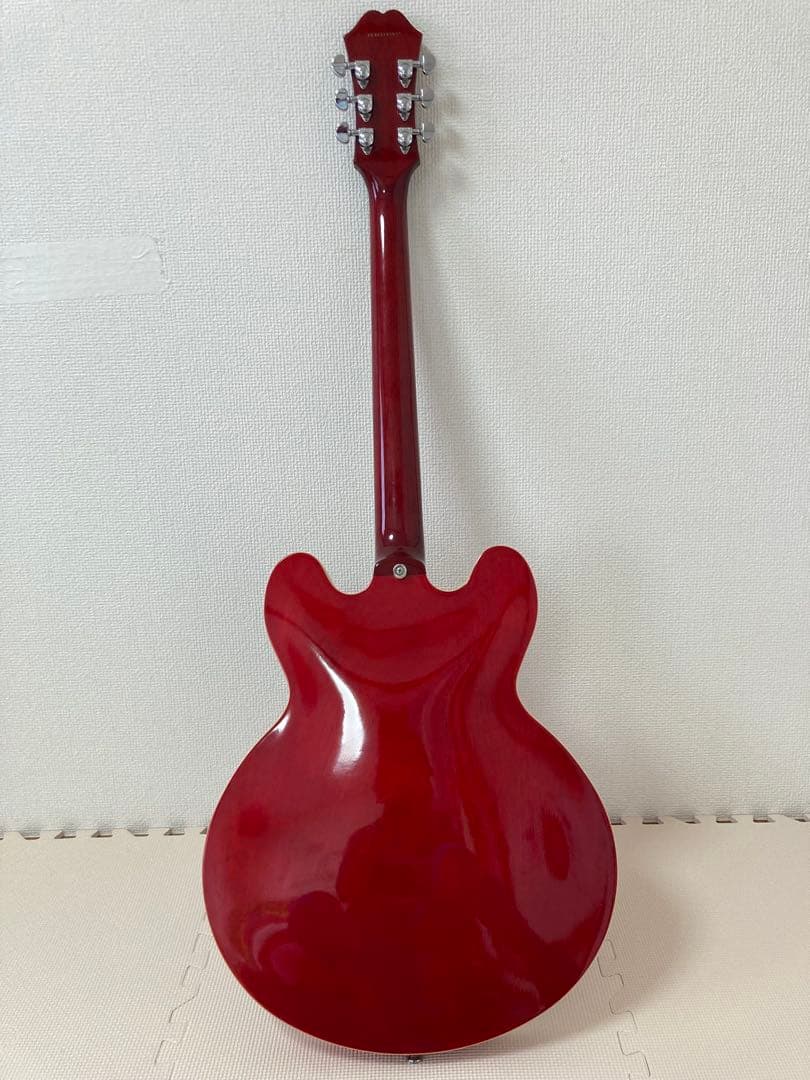 Epiphone DOT CHセミアコースティックギター レッド