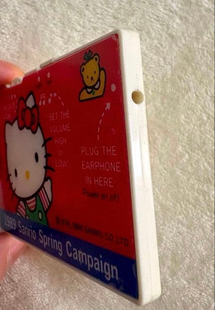 【激レア】1989年 サンリオ ハローキティ AMカード型ラジオ 昭和レトロ