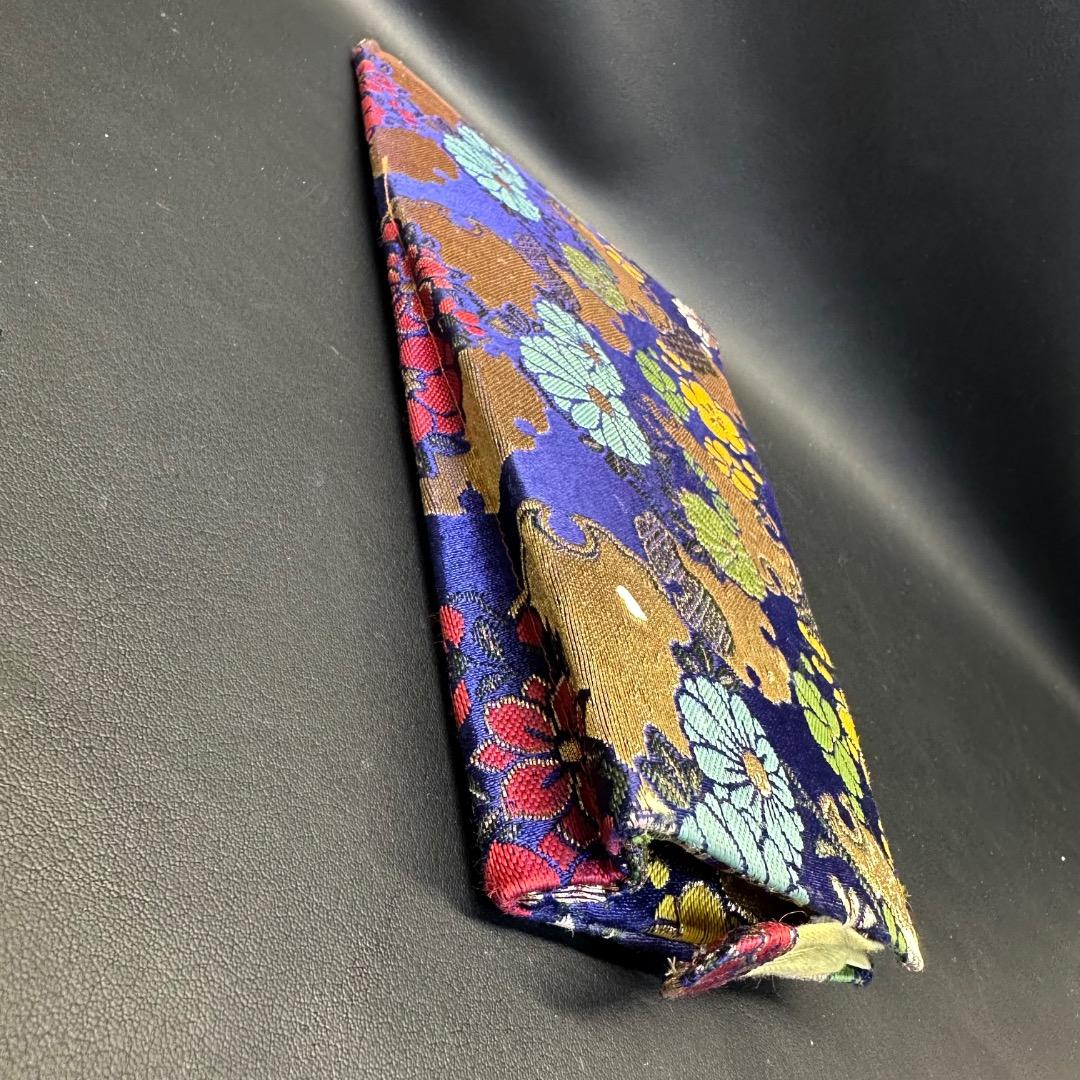 ♡Nc右1009 三味線 撥 バチ べっ甲 刺繍 バチケース付き 2点まとめ