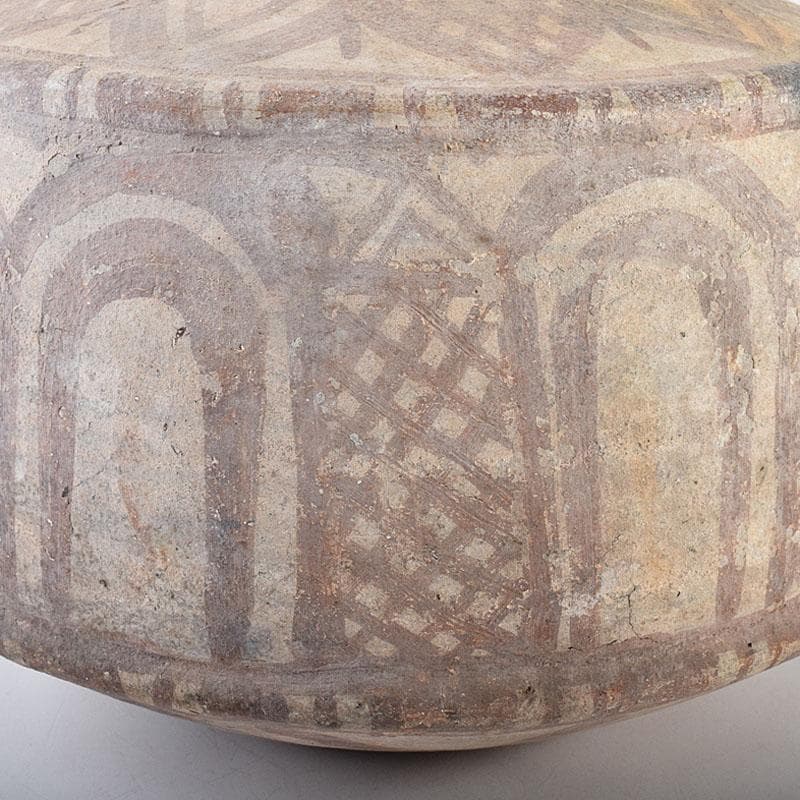 タイ古陶磁　バンチェン土器　アンダーソン土器　彩文土器　蓋壷　C　R8636B