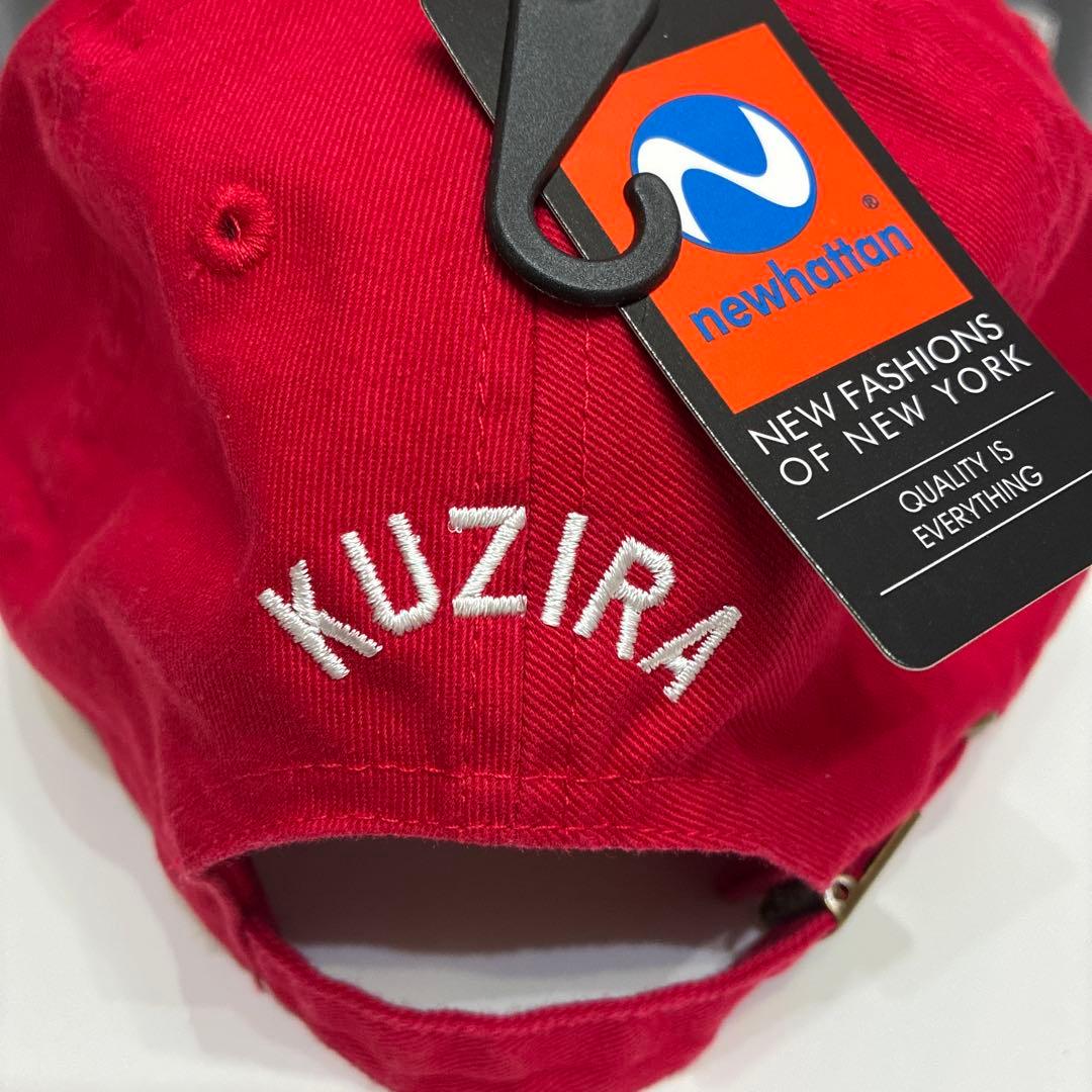 KUZIRA 21 buck 赤 キャップ Newhattan