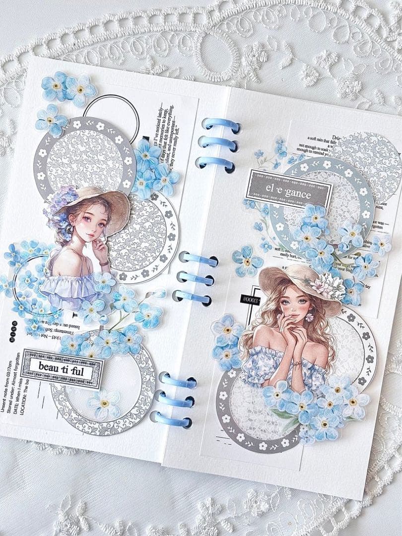 コラージュ素材　紙もの　素材紙　【2547】