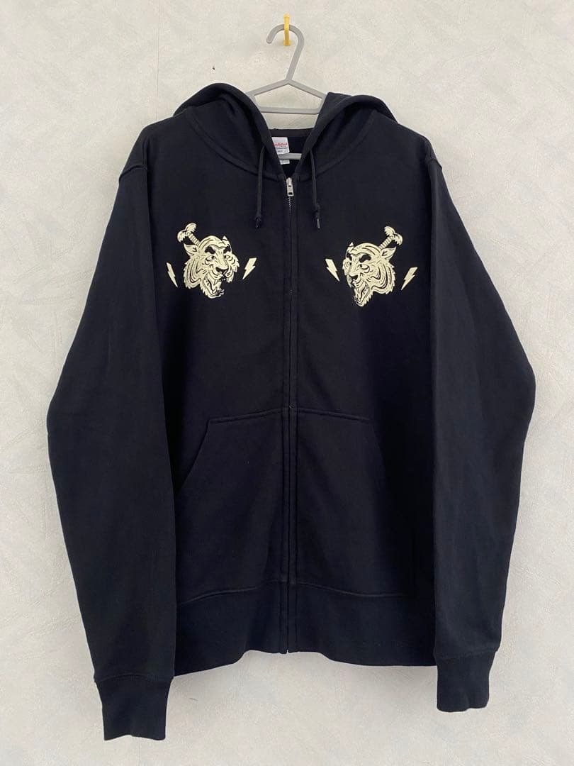 美品 志村けんの大爆笑展 バカ殿様 スカジャン風パーカー サイズM アイーン