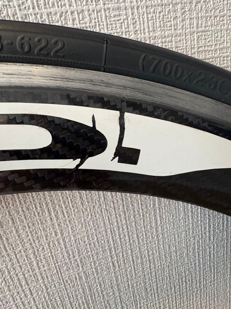 HED3 カーボン バトンホイール フロント ピスト クリンチャー