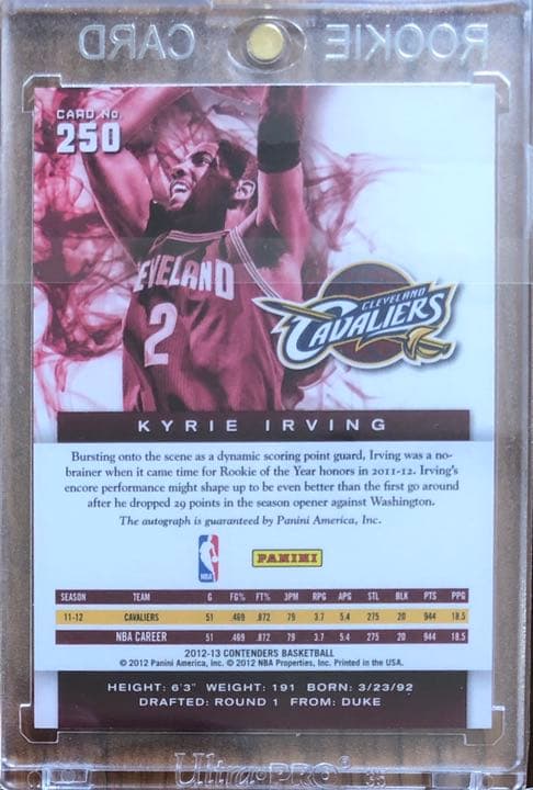 カイリー・アービング Kyrie Irving ルーキーカード