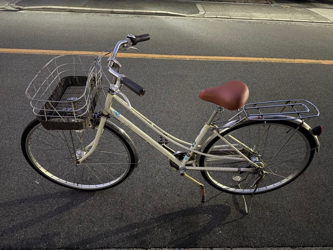 152 自転車 大阪市 【引取り限定】 27インチ 変速付き