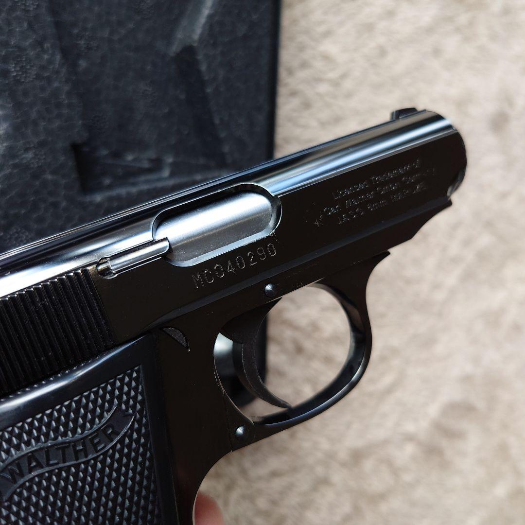 WALTHER PPK/S ブラックメタル ガスガン サイレンサー付
