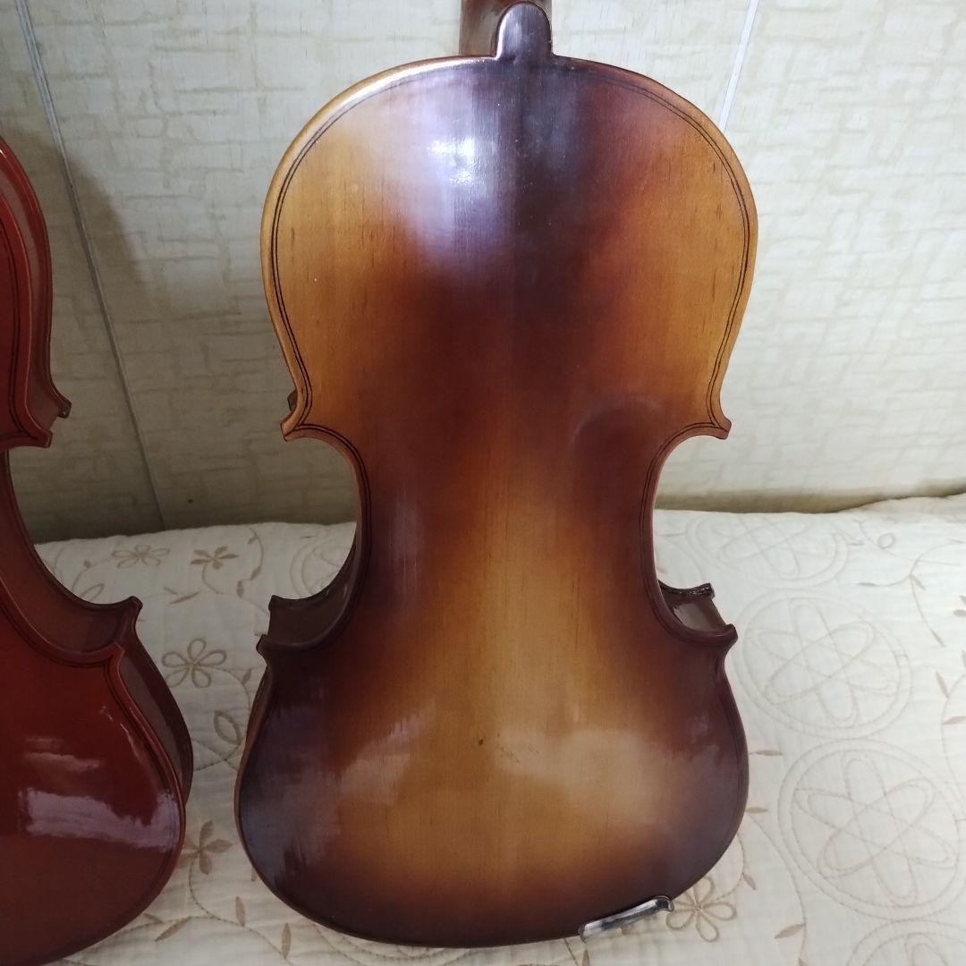 アコースティックバイオリン2本セット 初心者用 4/4