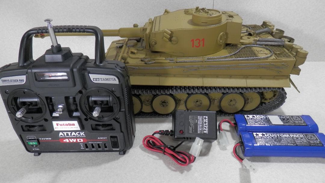 １／１６スケールＲＣ戦車　タイガーⅠ初期生産型　フルオペレーション４ｃｈプロポ