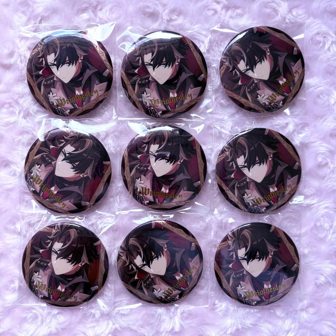 原神 リオセスリ 缶バッジ