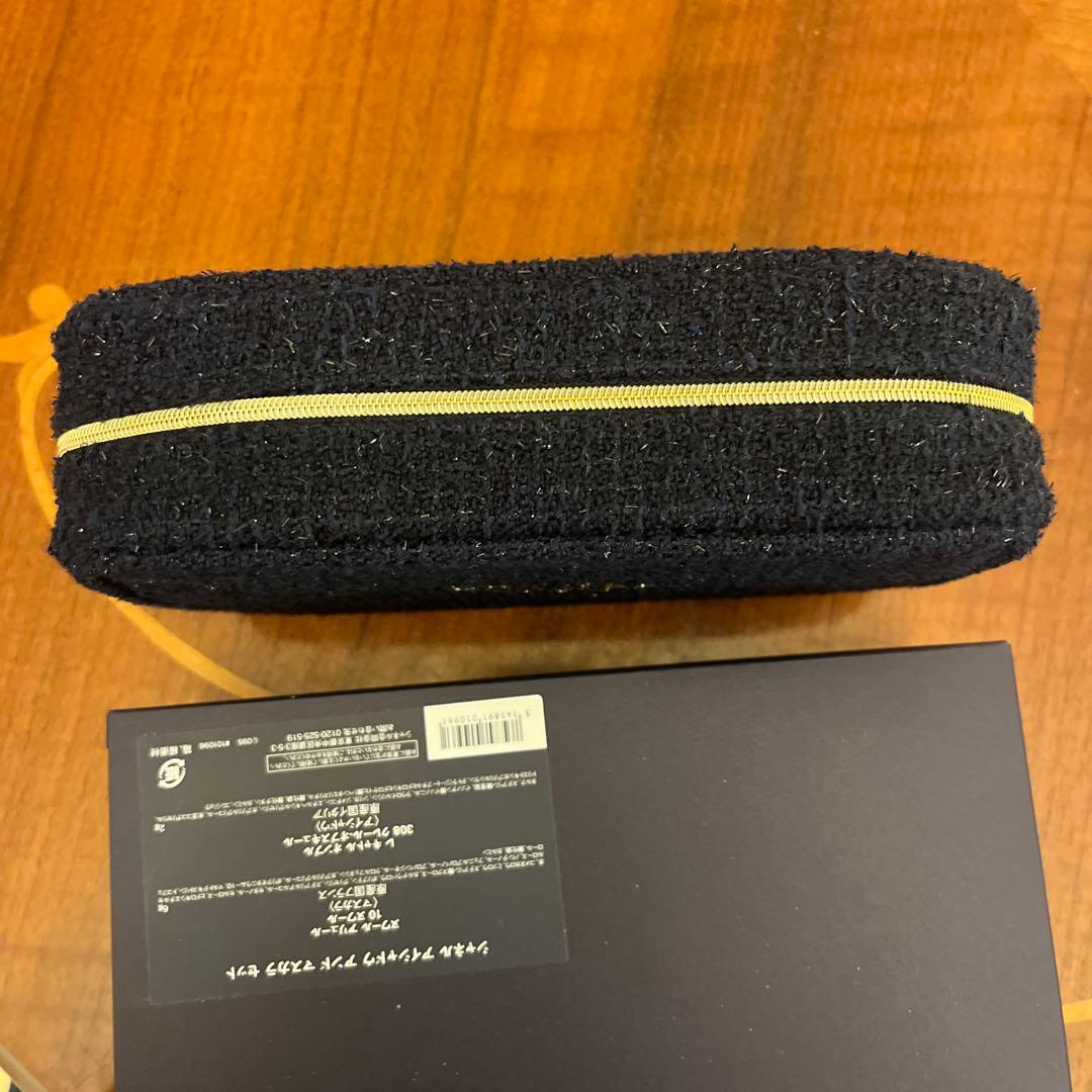 CHANEL BEAUTE ツイードジッパーポーチ