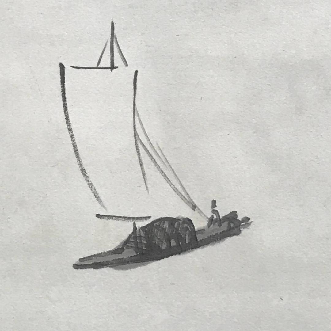 【真作】水田硯山/江山煙翠図/山水図/掛軸/名家伝来/AC-712