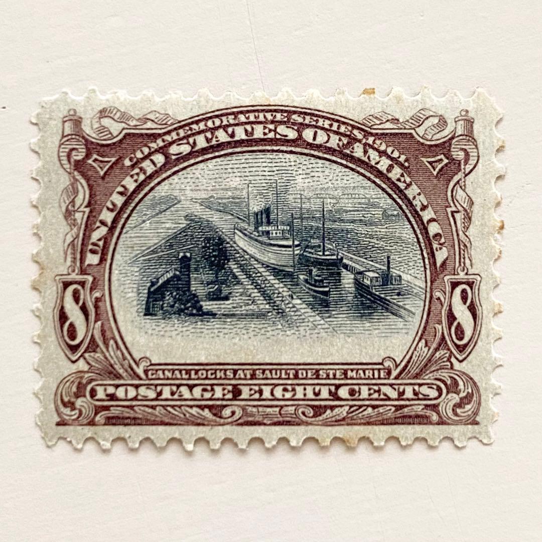 外国切手6枚（アメリカ：パン・アメリカン博覧会）