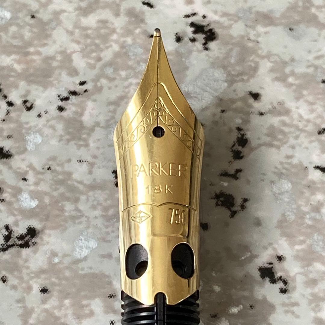 #022 オーバーホール済み 万年筆 パーカー SONNET 18k