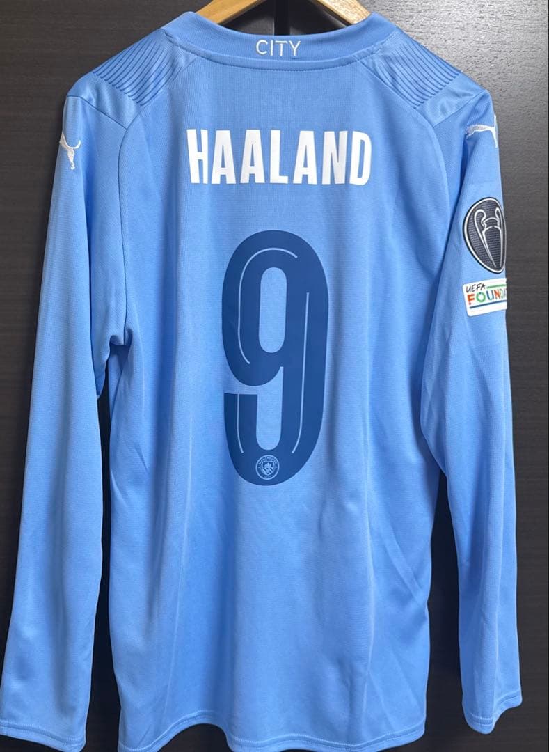 マンチェスターシティ　ユニフォーム　23/24 ホーム　長袖　ハーランド　正規品