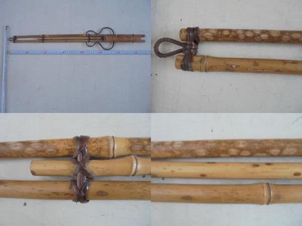 Aka6896　斑竹　紋竹　古竹　一輪差　花入