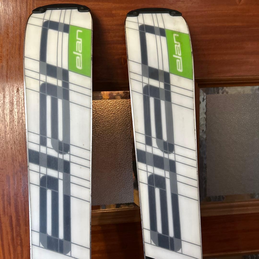 LPA アルペンスキー板 緑色 ポール付き