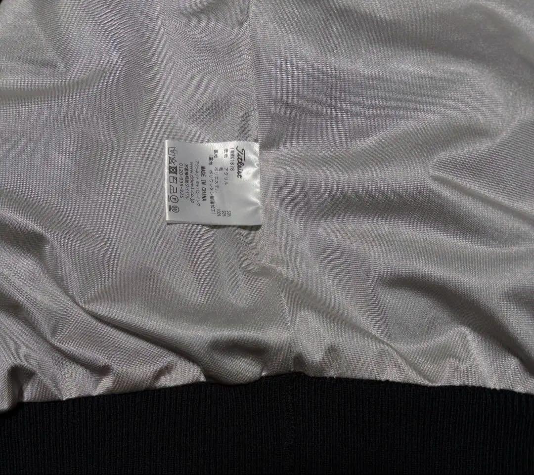 タイトリスト　フルジップ　ニット　防風　防寒　セーター　ジャケット　ブルゾン