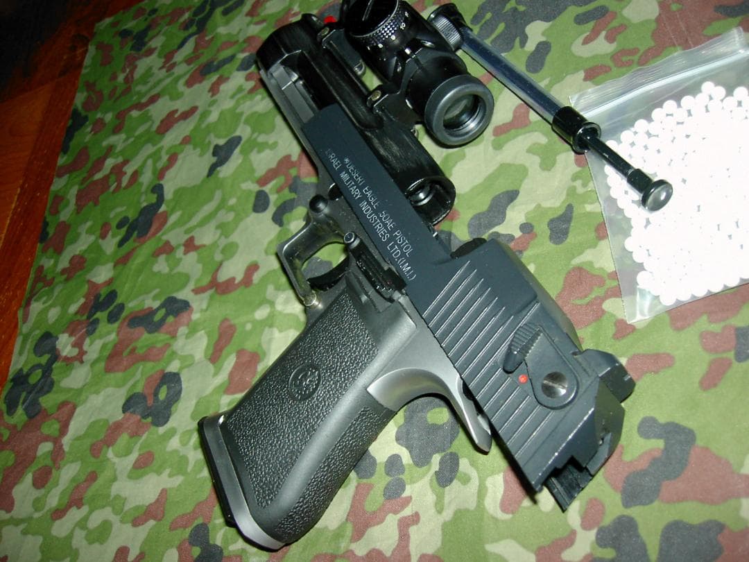 プリンキング専用　SⅡS デザートイーグル(バトルダメージバレル仕様) ガスガン