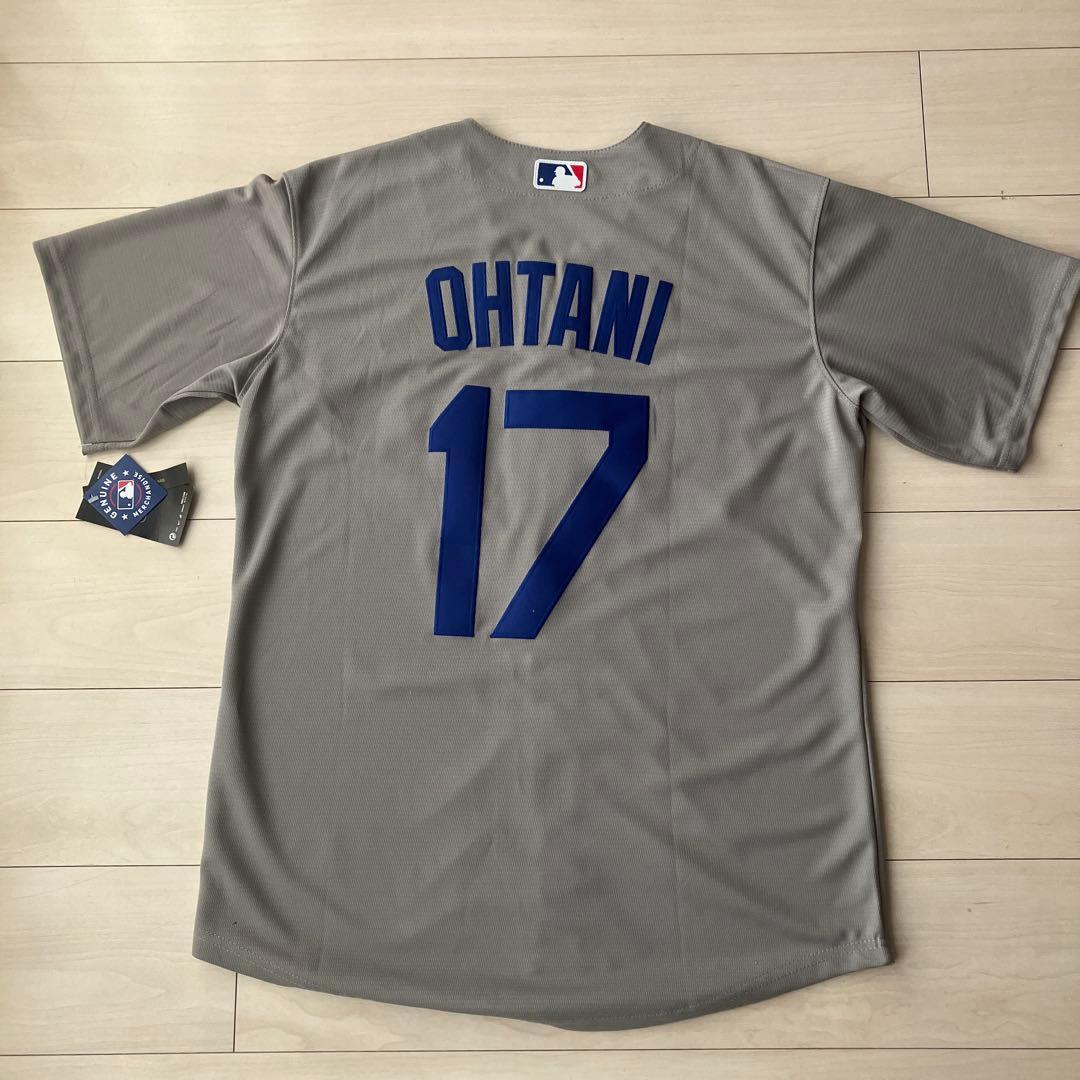 OHTANI 17 Dodgers ユニフォーム グレー