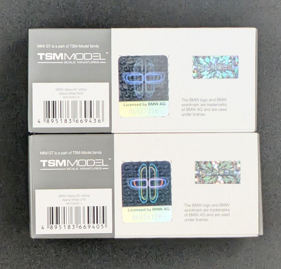 ミニカー MINI GT  Alpina B7 xDrive Alpine Whit