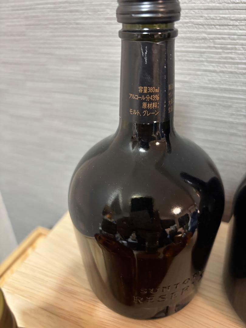 サントリーリザーブ、10年、シェリー、特角、角瓶、スーパーニッカ、G&G7本