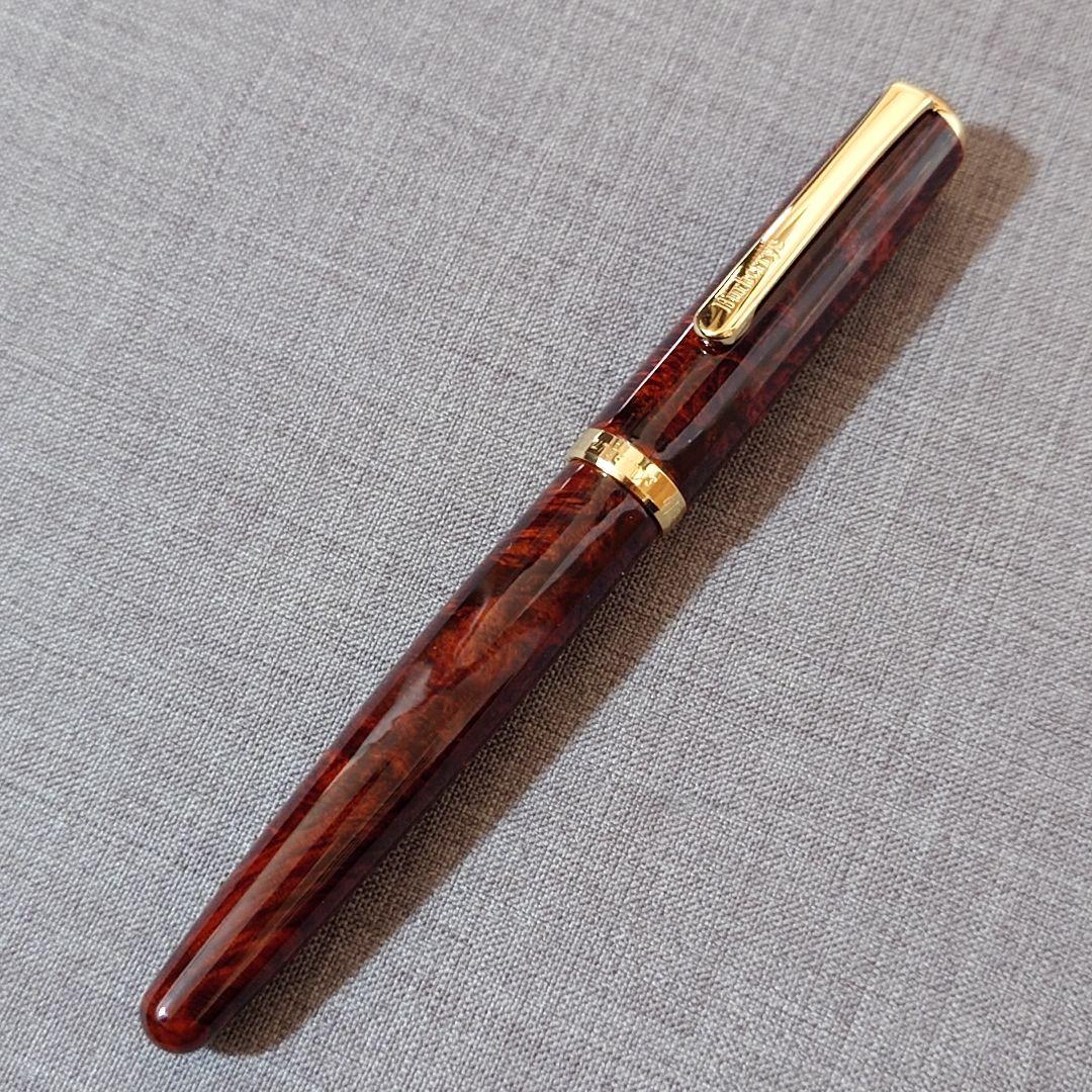 バーバリー プラチナ万年筆 #3776 ブライヤー 14K M