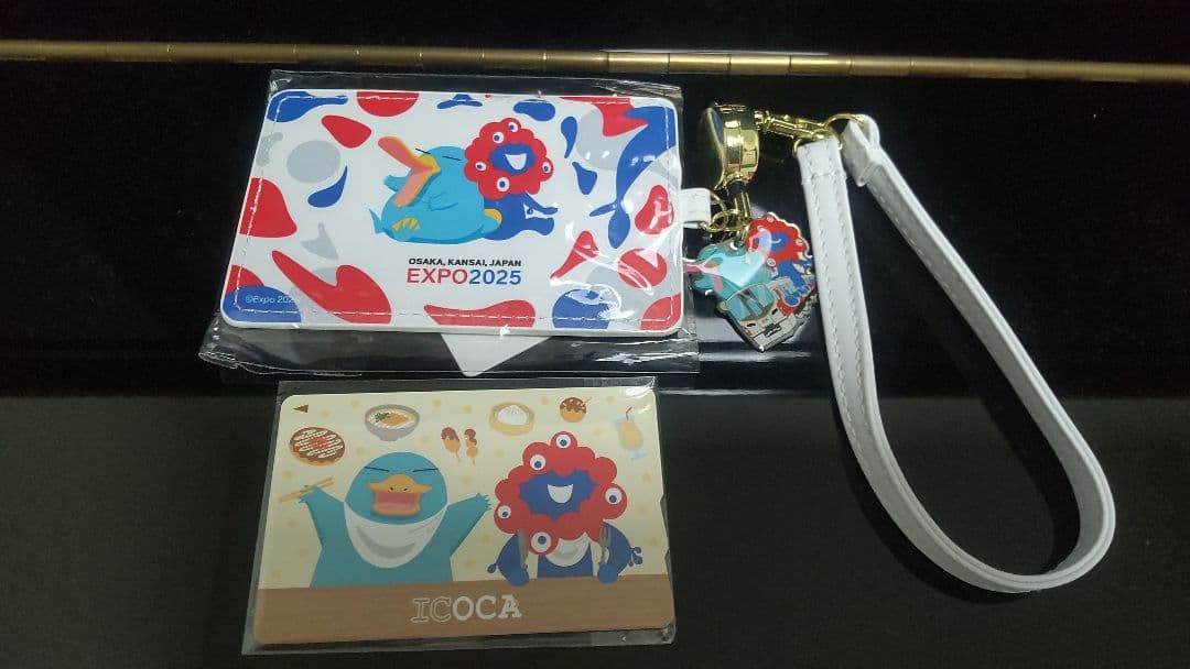 大阪関西万博2025　万博記念ICOCA＋パスケースセット ミャクミャク