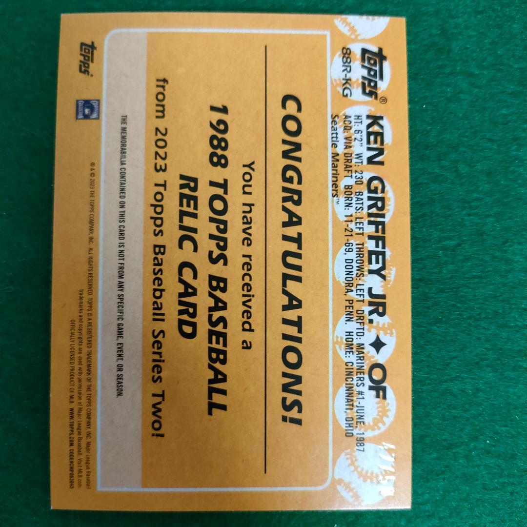 KEN GRIFFEY JR._RELIC CARD_シリアルNo.入り#50