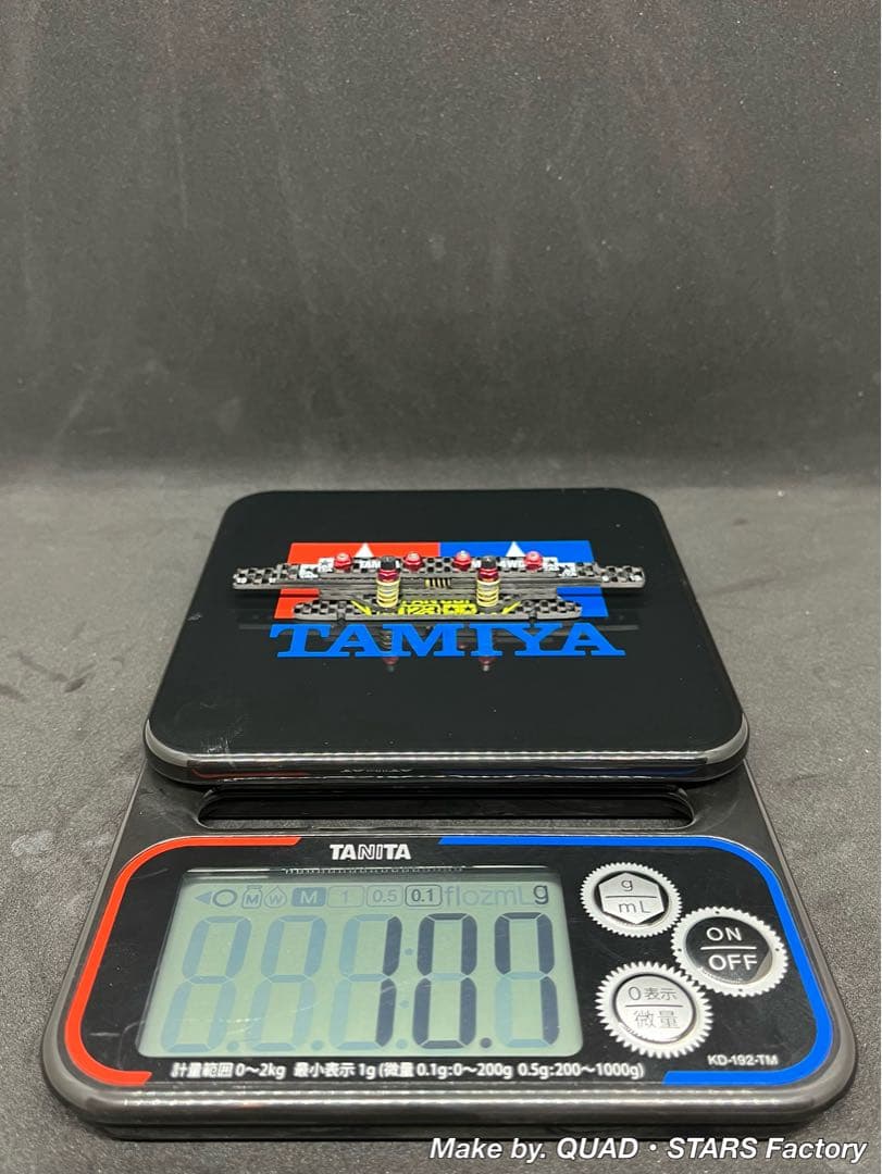 【ミニ四駆・MS用】2軸ATスライドダンパー　2023カーボン【左右独立稼働】