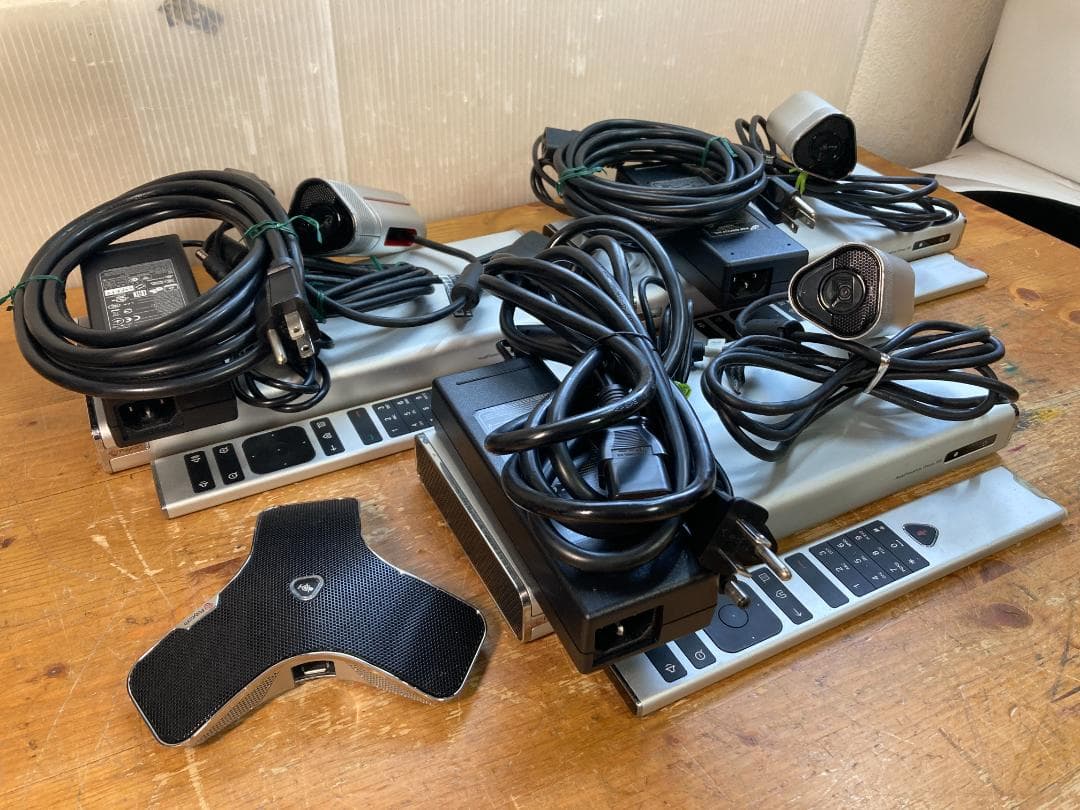 Polycom テレビ会議 システム Group300 3台セット スピーカー付