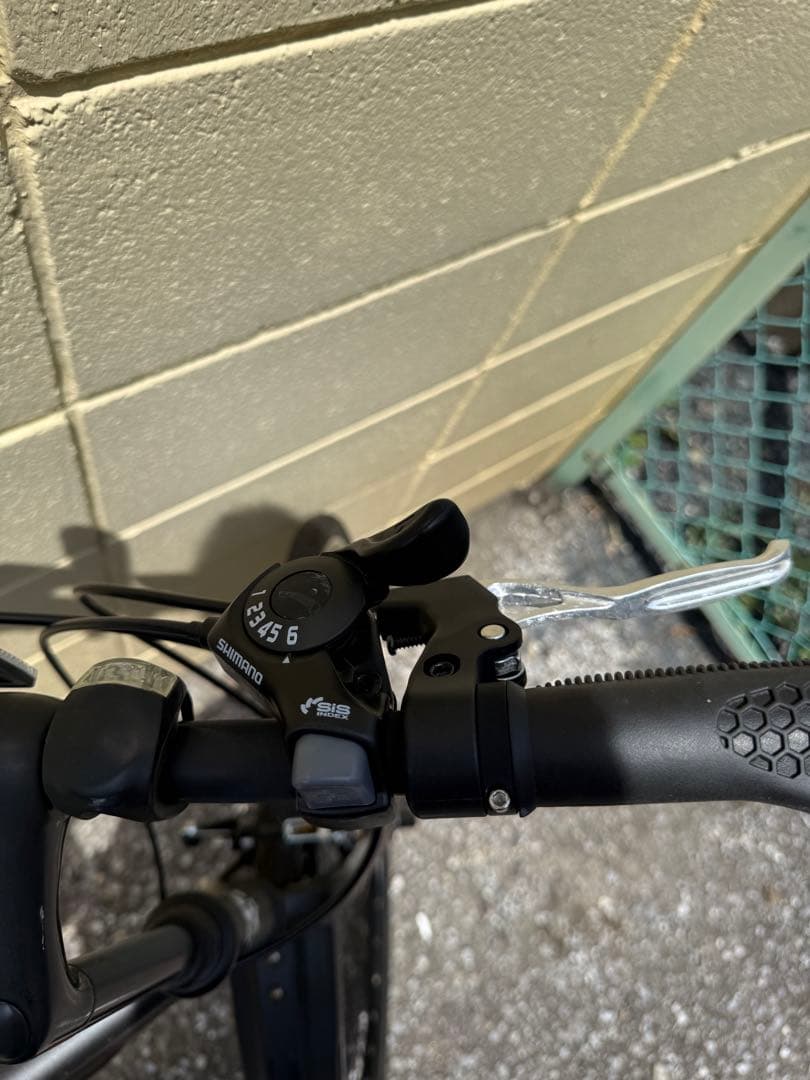 黒 クロスバイク 自転車 サイモト