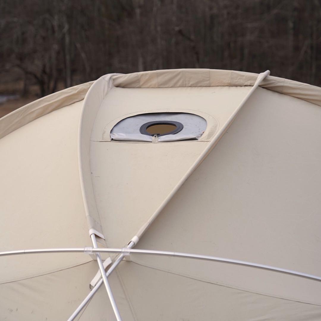 ヘク太様　TFS Skydome 70D Ivory フットプリントセット