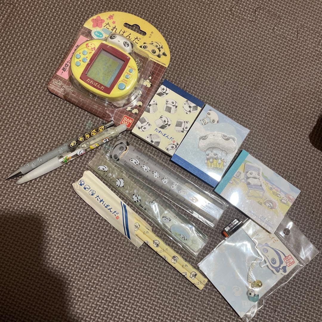 たれぱんだ　文具セット　ゲーム　たれぱずる　サンエックス　平成レトロ