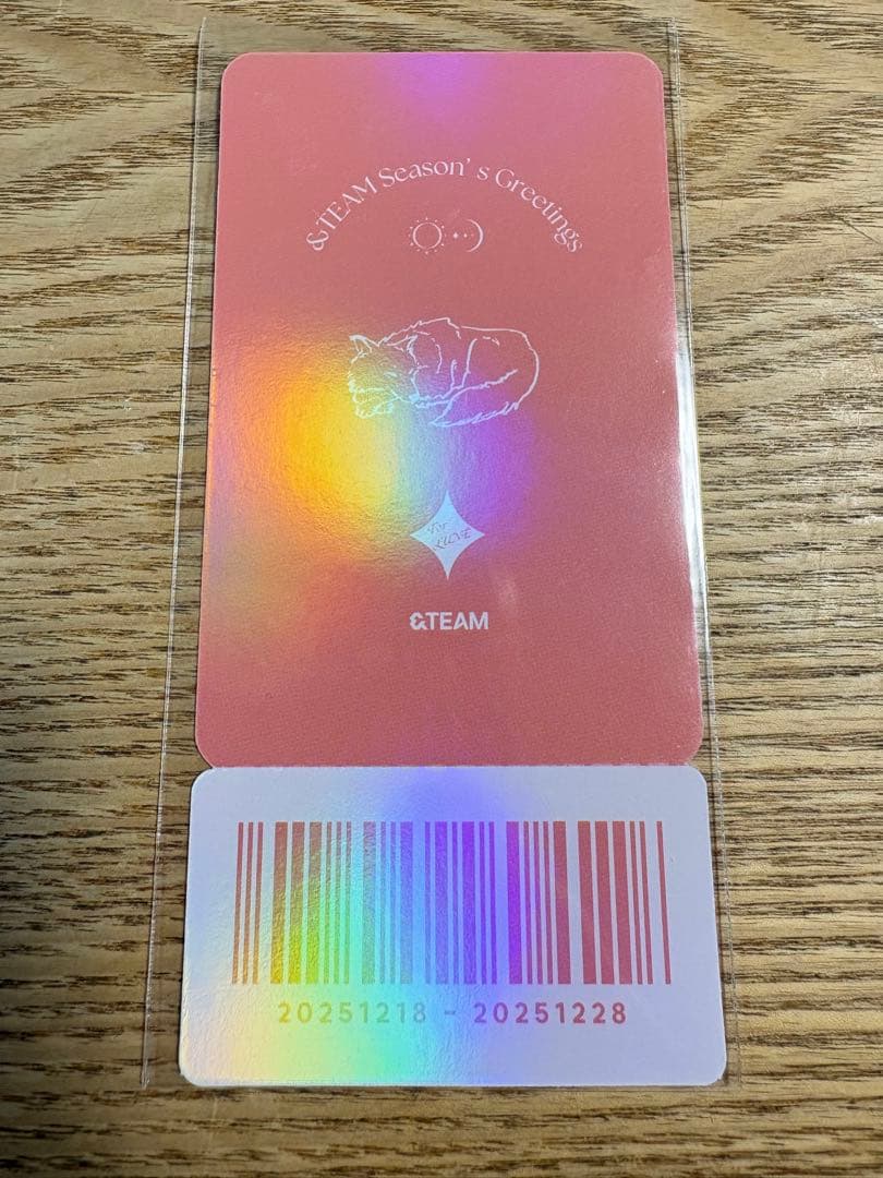 &TEAM K ケイ 2026 シーグリ HYBE ポップアップ 購入特典