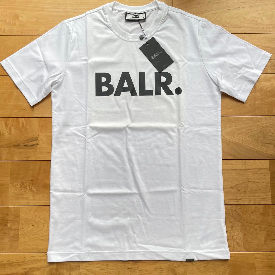 ★新品タグ付BALR.ボーラー半袖TシャツMサイズホワイトサッカーフットサル