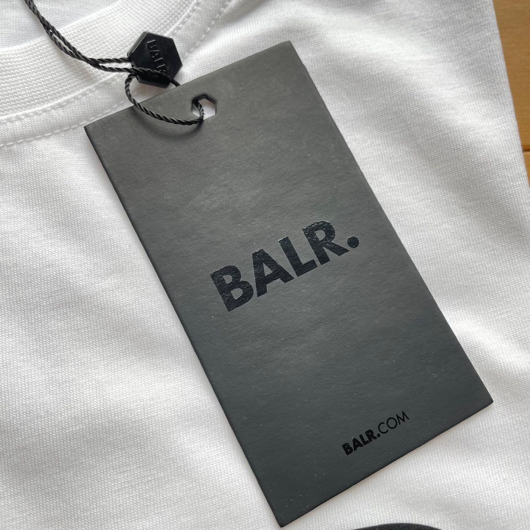 ★新品タグ付BALR.ボーラー半袖TシャツMサイズホワイトサッカーフットサル