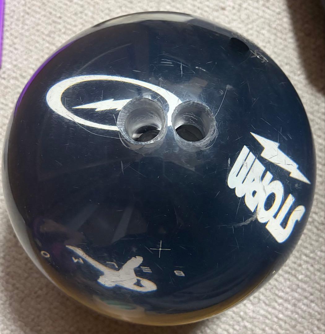 STORM BELMO ボウリングボールクリア 黒