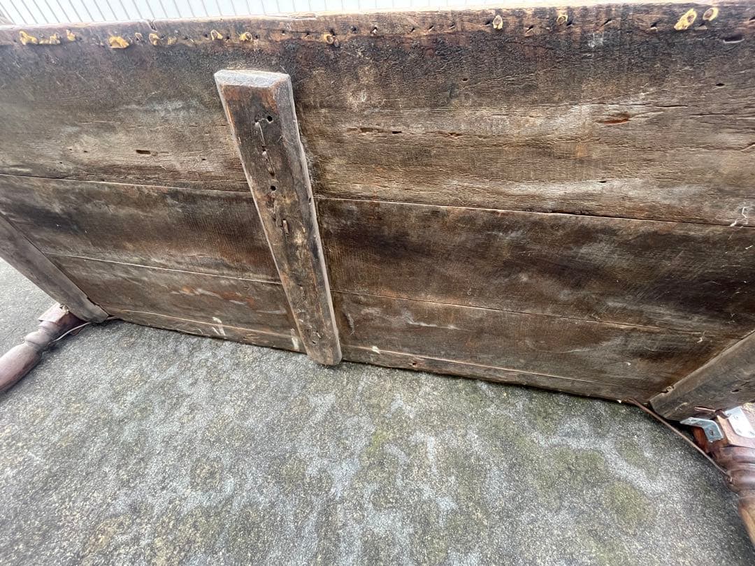 稀少/アンティーク/インド/インド家具/古材/長椅子/ベンチ/店舗什器