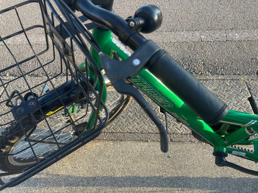 ジュニアスポーツ用グリーン自転車　ステイメン　岐阜県西濃直接渡しのみ