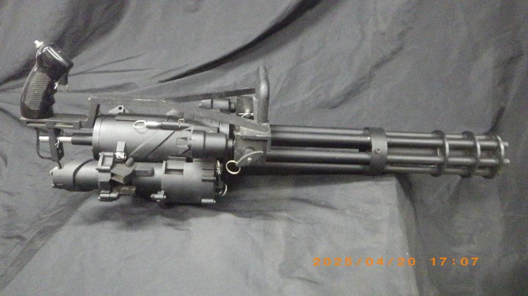 ミニガン 　トイテックディスプレイモデル　Ｍ134　　ブラック 多連装バレル