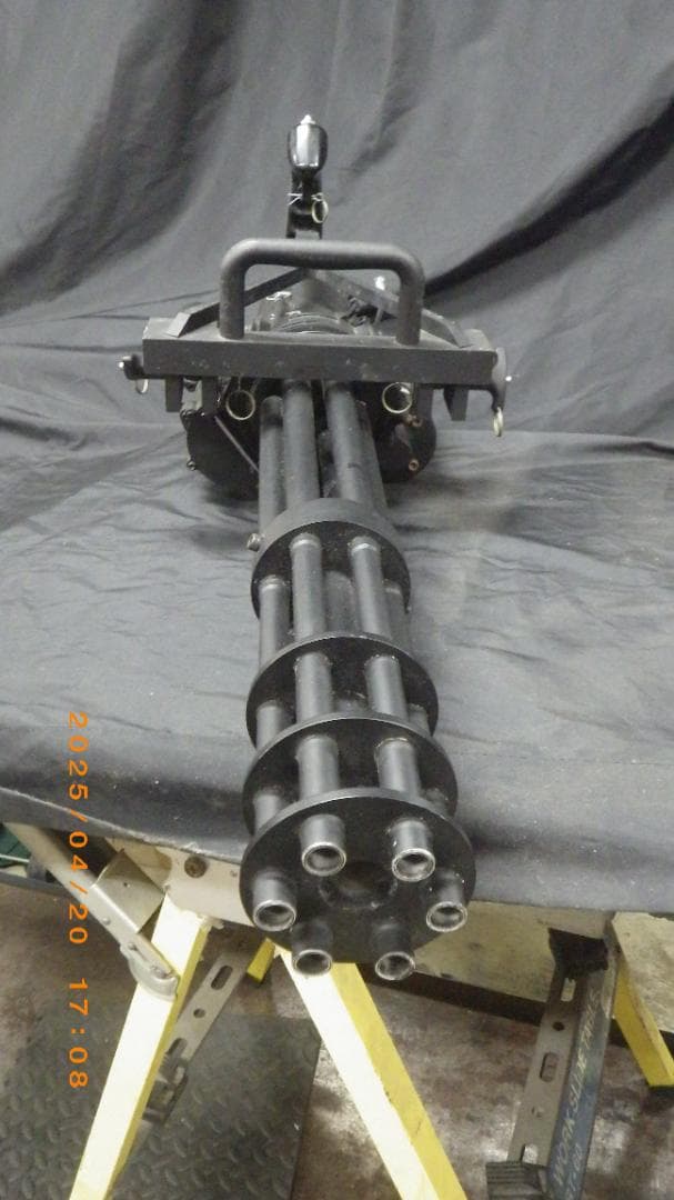 ミニガン 　トイテックディスプレイモデル　Ｍ134　　ブラック 多連装バレル