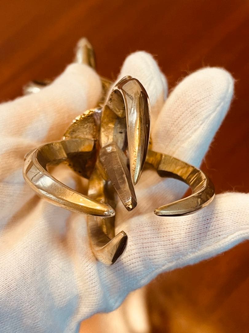 日本式 新品 未使用 送料無料 五鈷杵　バジュラ　ドルジェ　密教法具 16㎝