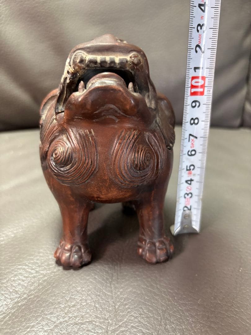 獅子　香炉　置物