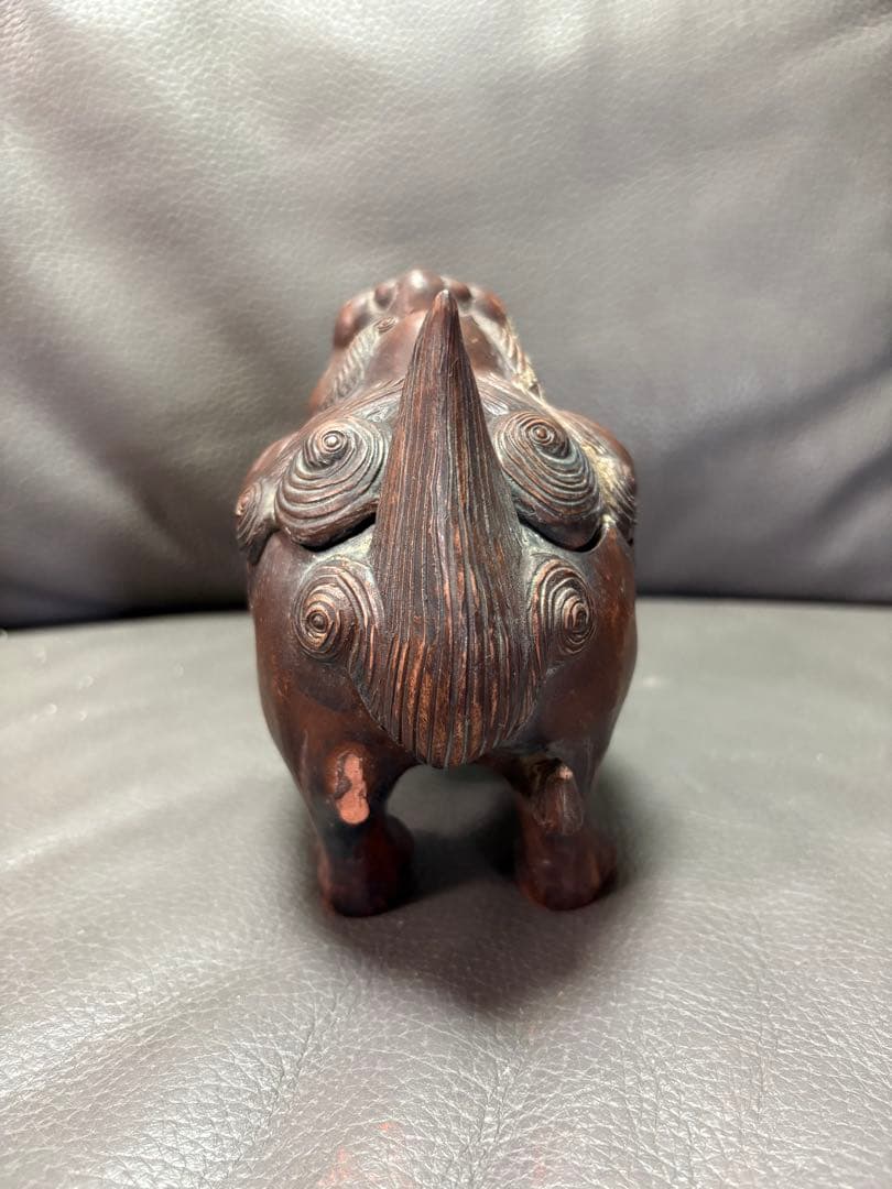 獅子　香炉　置物