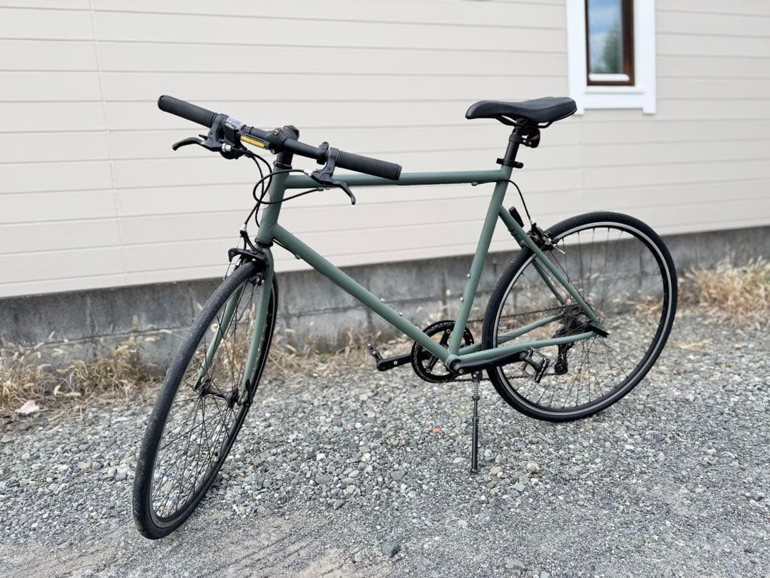 【おすすめセット価格！】TOKYO BIKE クロスバイク　カクタスグレー　緑